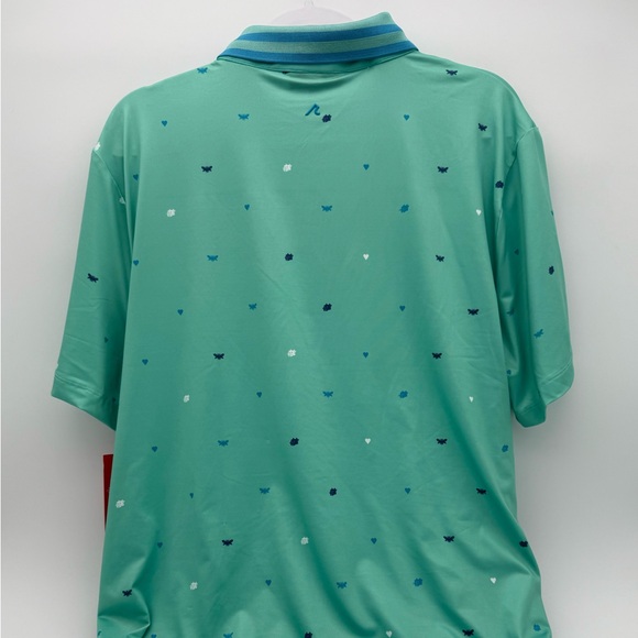 NWT New Redvanly Men's Langham Polo Extra Large XL Golf Shirt Luxury Top Stretch - Picture 5 of 7